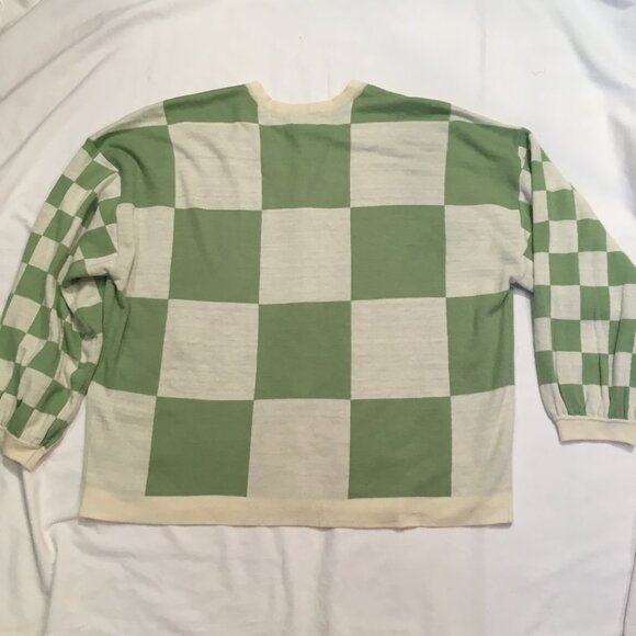 sz 3 xl Thorne & Fable cottage core sweater embroiderd mushroom frog snail - Picture 4 of 6